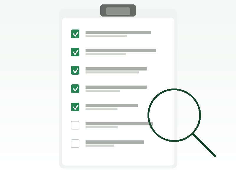 Professional reviewing documents and reports