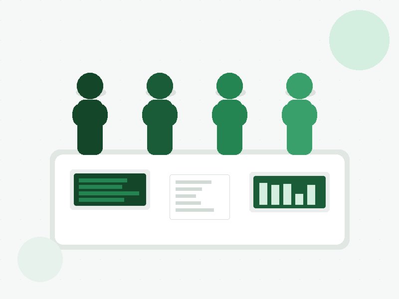 Professional team collaborating in a modern office